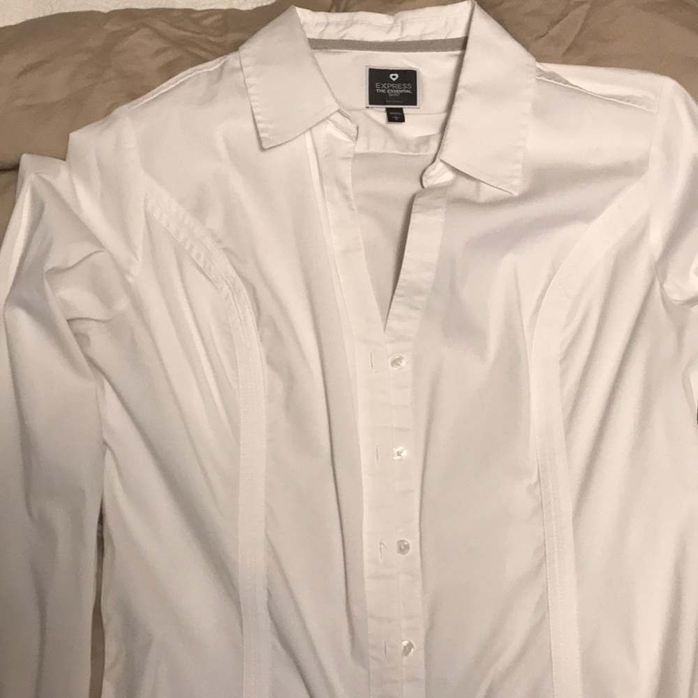 Long sleeve women’s white shirt